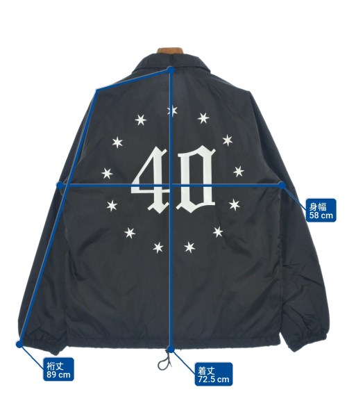 BLACK SCALE（ブラックスケール）ブルゾン 黒 サイズ:M メンズ/2200703675170