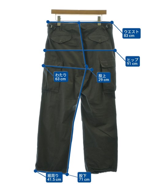 YAECA LIKE WEAR（ヤエカライクウェア）カーゴパンツ グレー サイズ:-(M位) メンズ/2200695732066