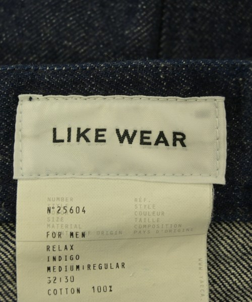 YAECA LIKE WEAR（ヤエカライクウェア）デニムパンツ 紺 サイズ:-(M位) メンズ/2200695732080