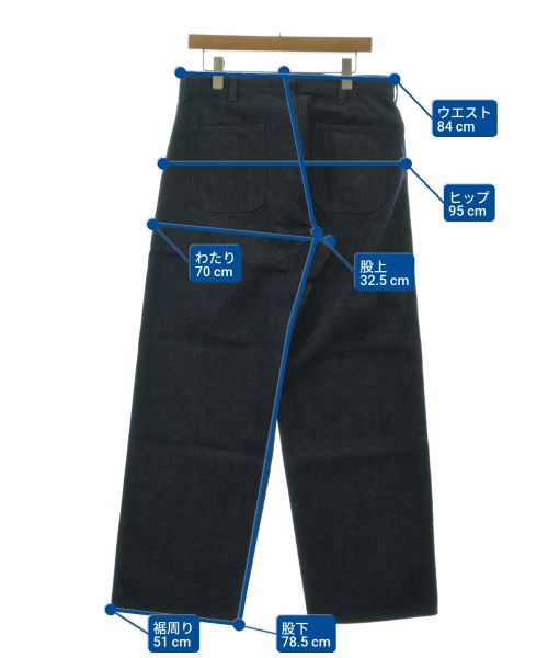 YAECA LIKE WEAR（ヤエカライクウェア）デニムパンツ 紺 サイズ:-(M位) メンズ/2200695732080