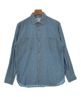 YAECA LIKE WEAR（ヤエカライクウェア）カジュアルシャツ 青 サイズ:2(M位) メンズ/2200701401092