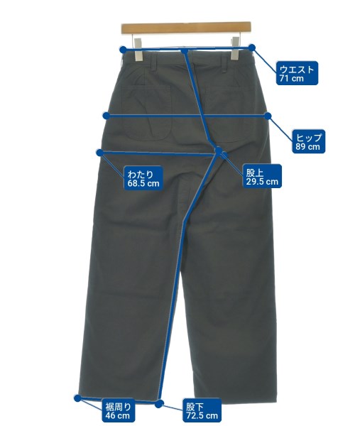 YAECA LIKE WEAR（ヤエカライクウェア）その他 グレー サイズ:M メンズ/2200715205082