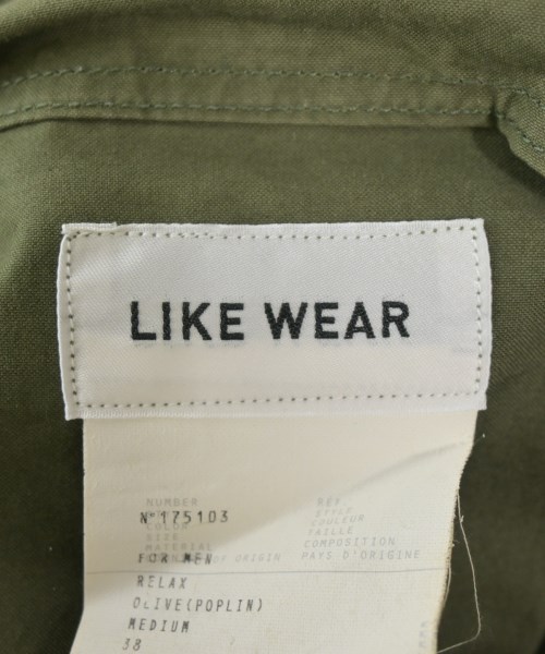 YAECA LIKE WEAR（ヤエカライクウェア）モッズコート カーキ サイズ:M メンズ/2200667987166