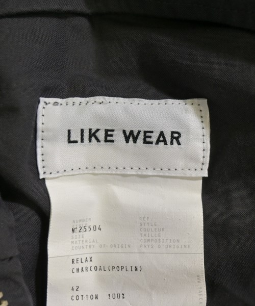 YAECA LIKE WEAR（ヤエカライクウェア）その他 グレー サイズ:42(XS位) メンズ/2200724937097