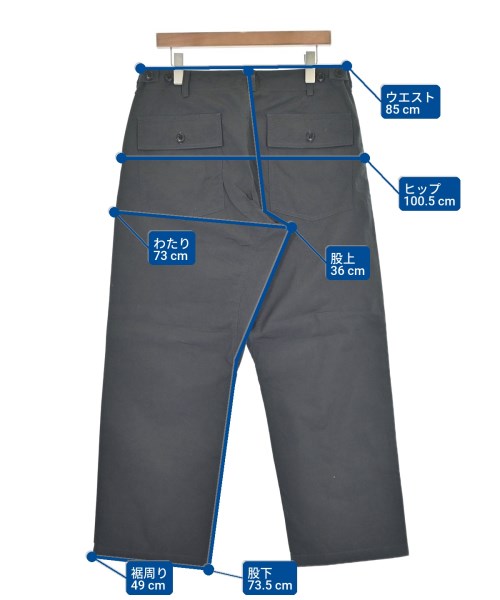 YAECA LIKE WEAR（ヤエカライクウェア）チノパン グレー サイズ:32(L位) メンズ/2200681197039