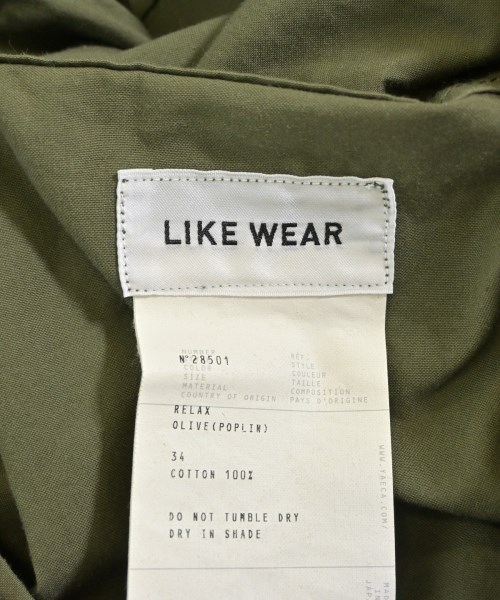 YAECA LIKE WEAR（ヤエカライクウェア）モッズコート カーキ サイズ:S レディース/2200609268063