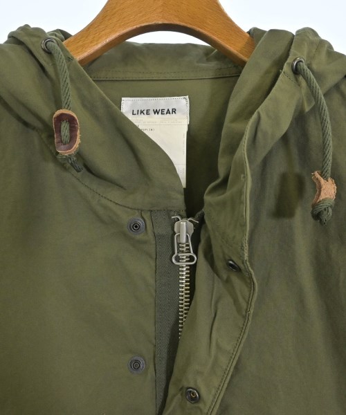 YAECA LIKE WEAR（ヤエカライクウェア）モッズコート カーキ サイズ:S レディース/2200609268063