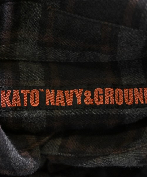 KATO NAVY&GROUND（カトーネイビーアンドグラウンド）カジュアルシャツ グレー サイズ:M メンズ/2200698171084