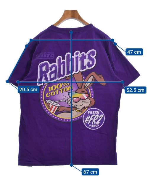 FR2（エフアールツー）Tシャツ・カットソー 紫 サイズ:M メンズ
