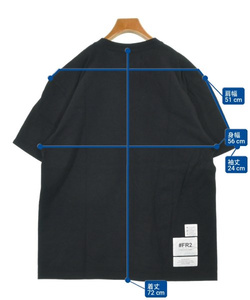 #FR2（エフアールツー）Tシャツ・カットソー 黒 サイズ:XL メンズ/2200714322018