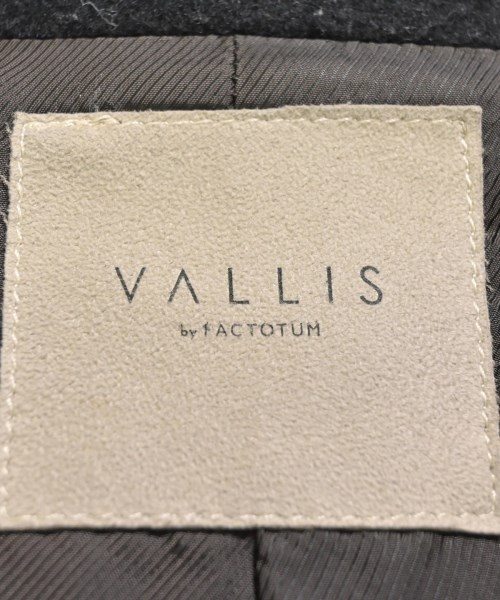 VALLIS by FACTOTUM（ヴァリスバイファクトタム）チェスターコート 黒 サイズ:46(XXL位) レディース/2200633073015
