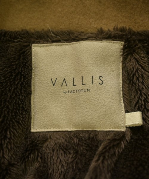 VALLIS by FACTOTUM（ヴァリスバイファクトタム）チェスターコート 茶 サイズ:48(XXL位) レディース/2200647164013
