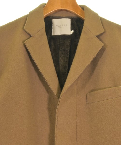 VALLIS by FACTOTUM（ヴァリスバイファクトタム）チェスターコート 茶 サイズ:48(XXL位) レディース/2200647164013
