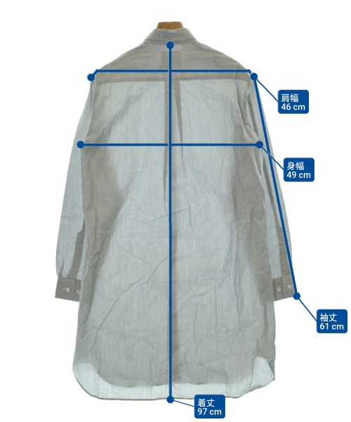 VALLIS by FACTOTUM（ヴァリスバイファクトタム）カジュアルシャツ グレー サイズ:46(M位) メンズ/2200638699302