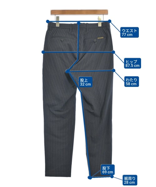 VALLIS by FACTOTUM（ヴァリスバイファクトタム）スラックス 紺 サイズ:44(S位) メンズ/2200659912145