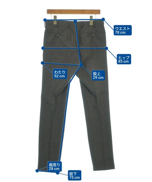 23区 HOMME（ニジュウサンクオム）スラックス グレー サイズ:46(M位) メンズ/2200602952105