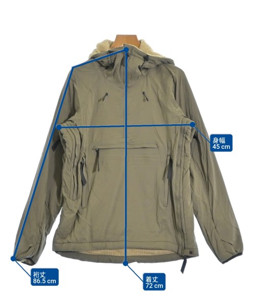 山と道（ヤマトミチ）マウンテンパーカー カーキ サイズ:S レディース/2200637978026
