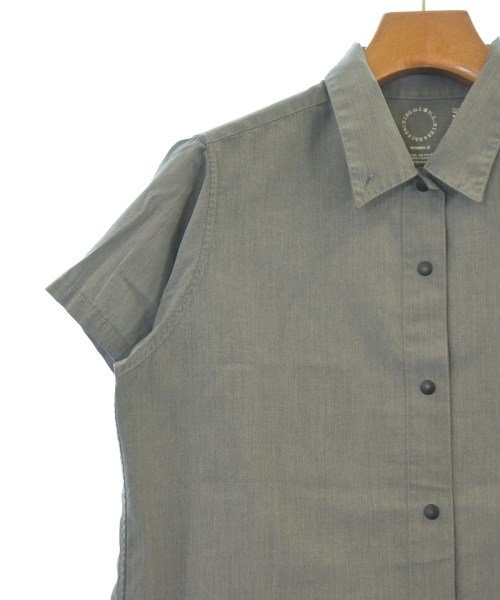 山と道（ヤマトミチ）カジュアルシャツ グレー サイズ:S レディース/2200617662044