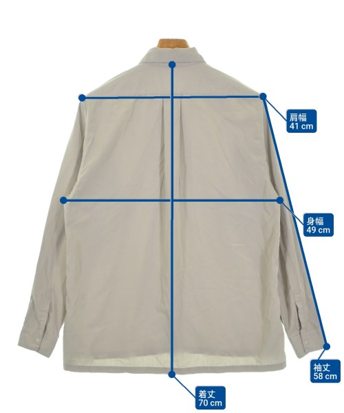 山と道（ヤマトミチ）カジュアルシャツ グレー サイズ:S メンズ/2200671117047