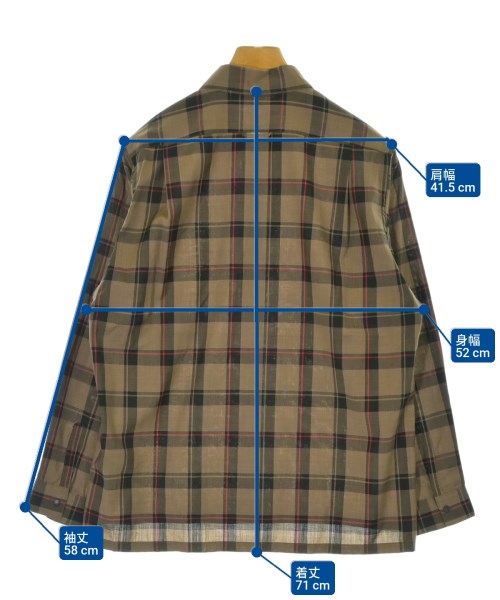 山と道（ヤマトミチ）カジュアルシャツ ベージュ サイズ:S メンズ/2200677158044