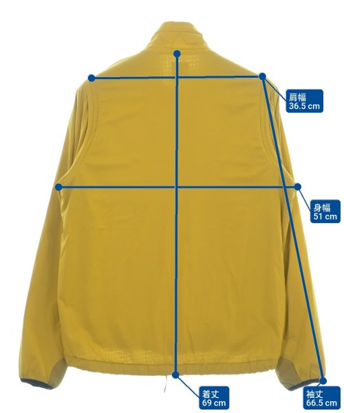 山と道（ヤマトミチ）ブルゾン 黄 サイズ:S メンズ/2200677960029