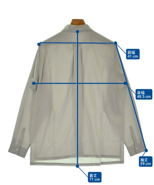 山と道（ヤマトミチ）カジュアルシャツ グレー サイズ:S メンズ/2200679007074