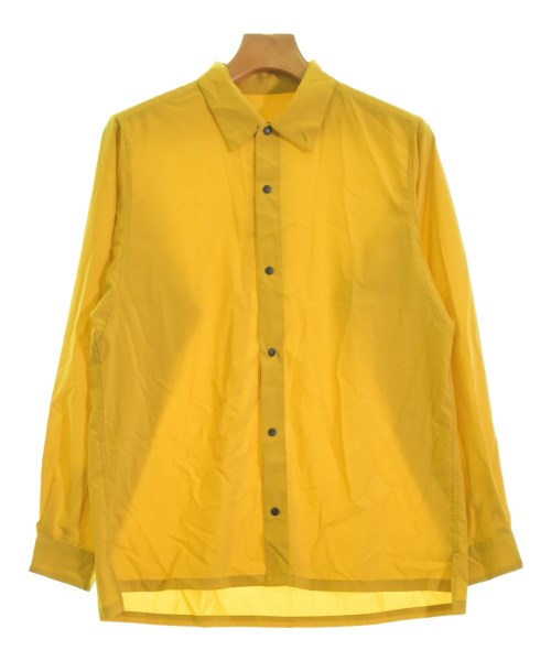 山と道(ヤマトミチ)カジュアルシャツ 黄 サイズ:S/2200680766106