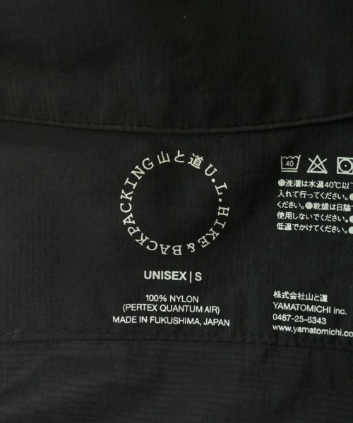 山と道（ヤマトミチ）カジュアルシャツ 黒 サイズ:S メンズ/2200680766113