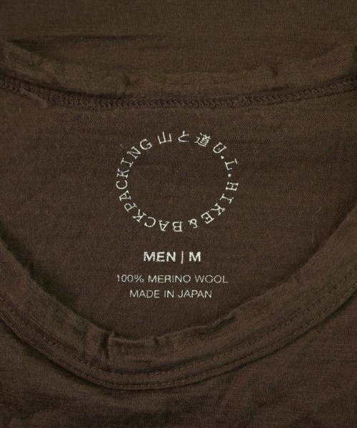 山と道（ヤマトミチ）Tシャツ・カットソー 茶 サイズ:M メンズ/2200653464053
