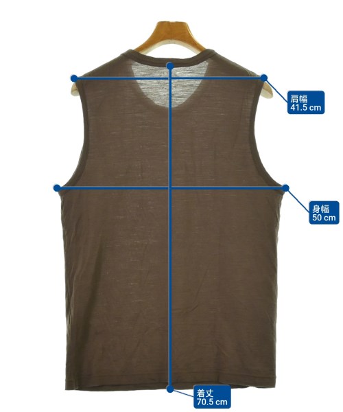 山と道（ヤマトミチ）Tシャツ・カットソー 茶 サイズ:M メンズ/2200653464053