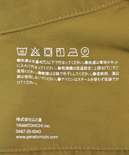 山と道（ヤマトミチ）カジュアルシャツ カーキ サイズ:S レディース/2200703105035