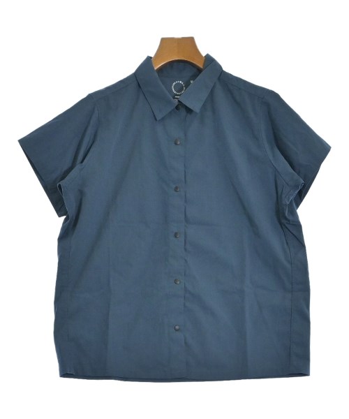 山と道(ヤマトミチ)カジュアルシャツ 紺 サイズ:M/2200645743029