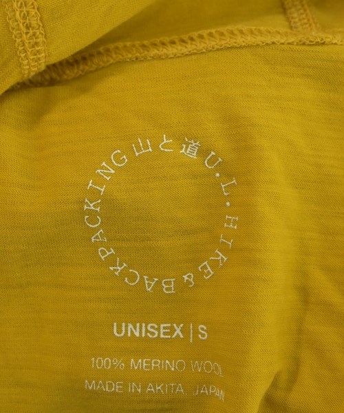 山と道（ヤマトミチ）Tシャツ・カットソー 黄 サイズ:S メンズ/2200682929035