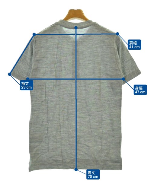 山と道（ヤマトミチ）Tシャツ・カットソー グレー サイズ:S メンズ/2200687866021