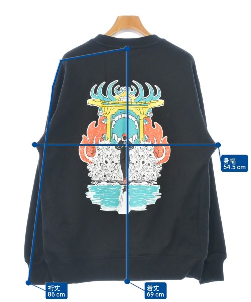 TOKYO CULTUART by BEAMS（トーキョーカルチャートバイビームス）スウェット 黒 サイズ:XL レディース/2200638232073