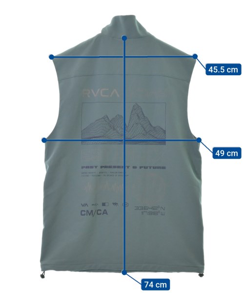 RVCA（ルーカ）マウンテンパーカー 青 サイズ:M メンズ/2200495647119