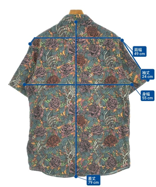 RVCA（ルーカ）カジュアルシャツ 緑 サイズ:XL メンズ/2200629317093