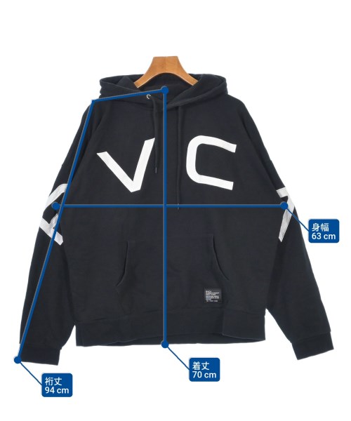 RVCA（ルーカ）パーカー 黒 サイズ:F メンズ/2200608177045