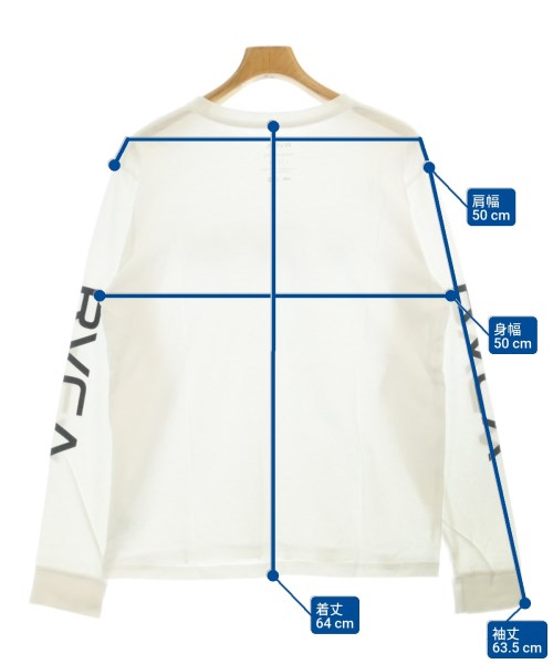 RVCA（ルーカ）Tシャツ・カットソー 白 サイズ:S メンズ/2200690638059