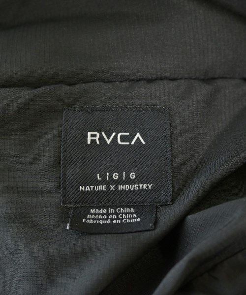 RVCA（ルーカ）ダウンジャケット/ダウンベスト 黒 サイズ:L メンズ/2200713137019