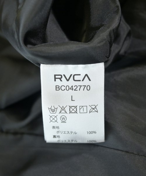 RVCA（ルーカ）ダウンジャケット/ダウンベスト 黒 サイズ:L メンズ/2200713137019