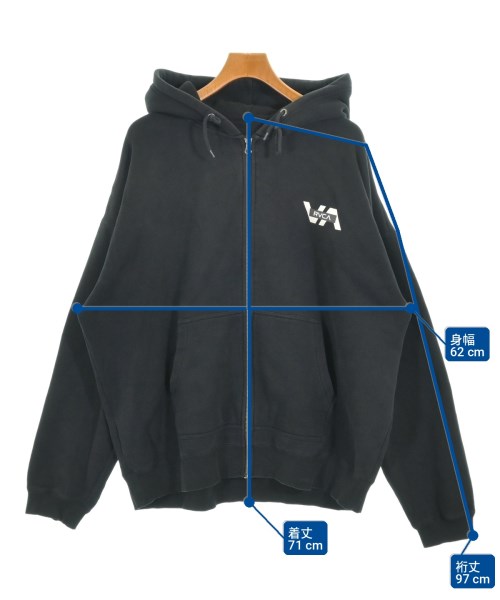 RVCA（ルーカ）パーカー 黒 サイズ:L メンズ/2200713137040