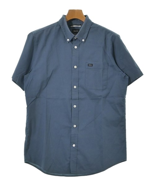 RVCA(ルーカ)カジュアルシャツ 青 サイズ:M/2200663261031