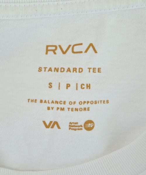 RVCA（ルーカ）Tシャツ・カットソー 白 サイズ:S メンズ/2200685647110