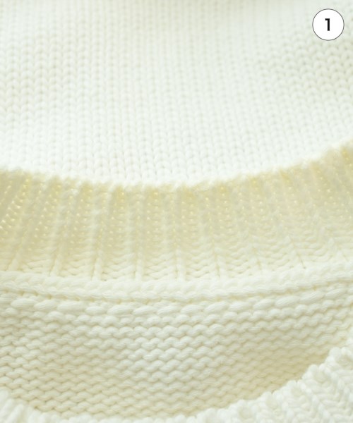 ESSEN.LAUTREAMONT（エッセン．ロートレアモン）ニット・セーター 白 サイズ:38(M位) レディース/2200622968087