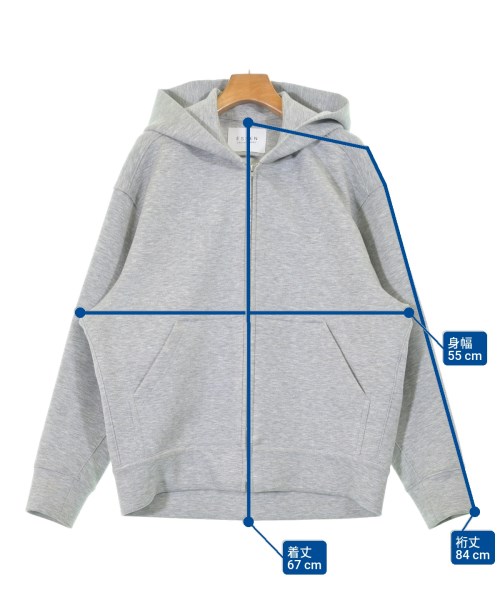 ESSEN.LAUTREAMONT（エッセン．ロートレアモン）パーカー グレー サイズ:38(M位) レディース/2200621836011