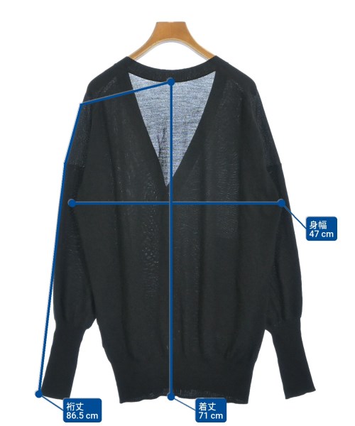 ESSEN.LAUTREAMONT（エッセン．ロートレアモン）カーディガン 黒 サイズ:38(M位) レディース/2200675245456