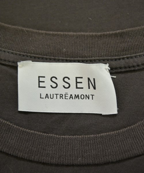 ESSEN.LAUTREAMONT（エッセン．ロートレアモン）Tシャツ・カットソー 茶 サイズ:38(M位) メンズ/2200709955238