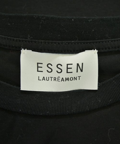 ESSEN.LAUTREAMONT（エッセン．ロートレアモン）Tシャツ・カットソー 黒 サイズ:38(M位) メンズ/2200709955245