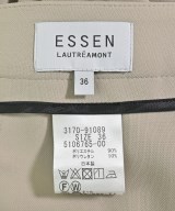 ESSEN.LAUTREAMONT（エッセン．ロートレアモン）スラックス ベージュ サイズ:36(S位) レディース/2200714813226